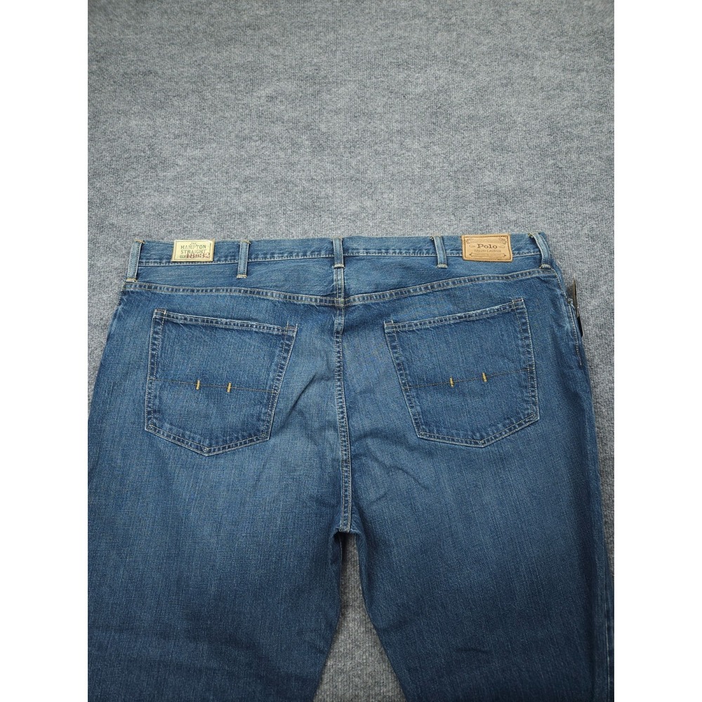 Polo Ralph Lauren Jeans Mens 48B x 32 Blue HAMPTON STRAIGHT Big Tall NWT - Picture 5 of 14
